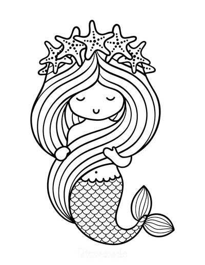 139+ Captivating Mermaid Coloring Pages Printable