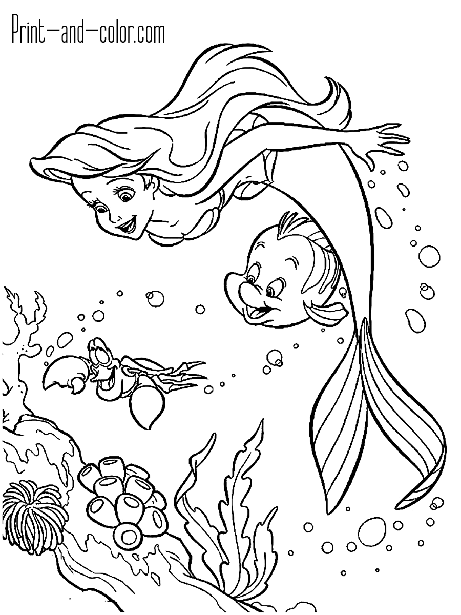 146+ Festive Mermaid Coloring Pages Printable