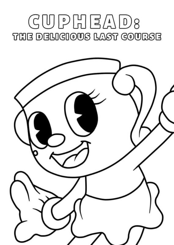 35+ Charming Cuphead Coloring Pages Printable