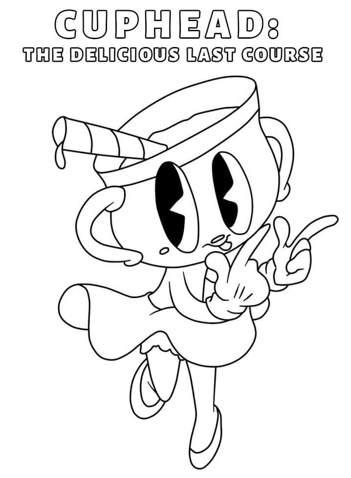 53+ Charming Cuphead Coloring Pages Printable