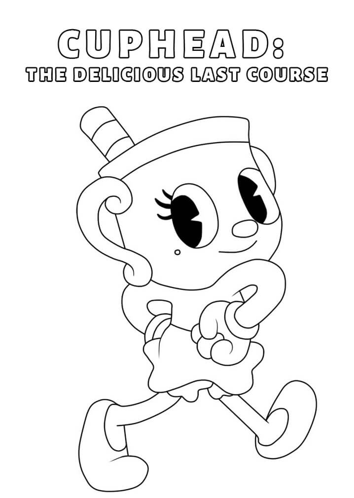 62+ Festive Cuphead Coloring Pages Printable