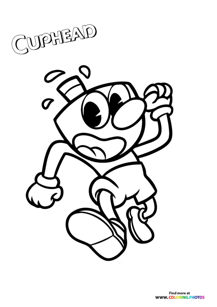 181+ Artistic Cuphead Coloring Pages Printable