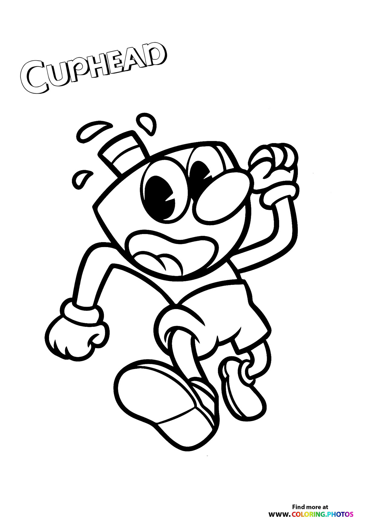 109+ Magical Cuphead Coloring Pages Printable