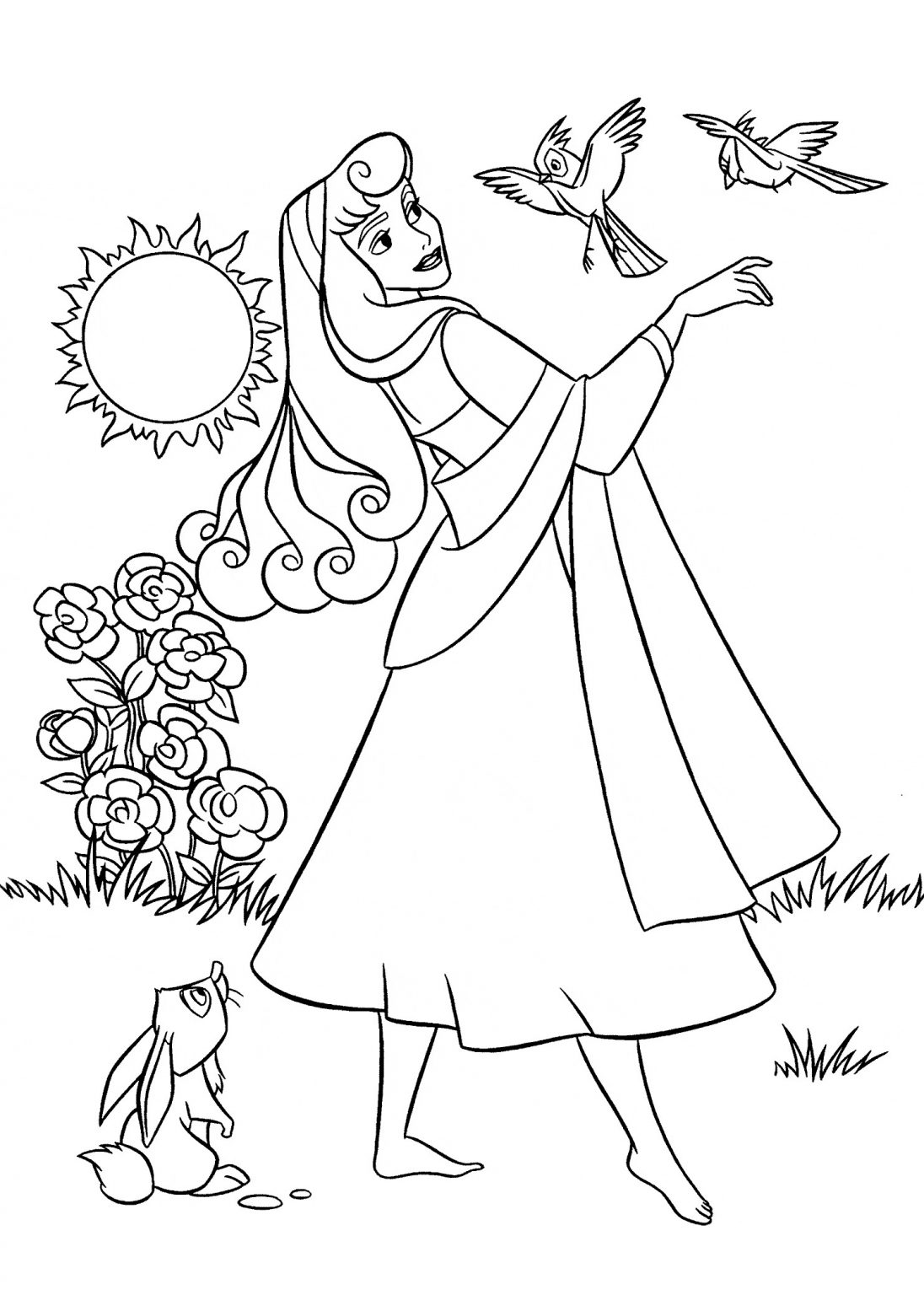 66+ Joyous Aurora Coloring Pages Printable