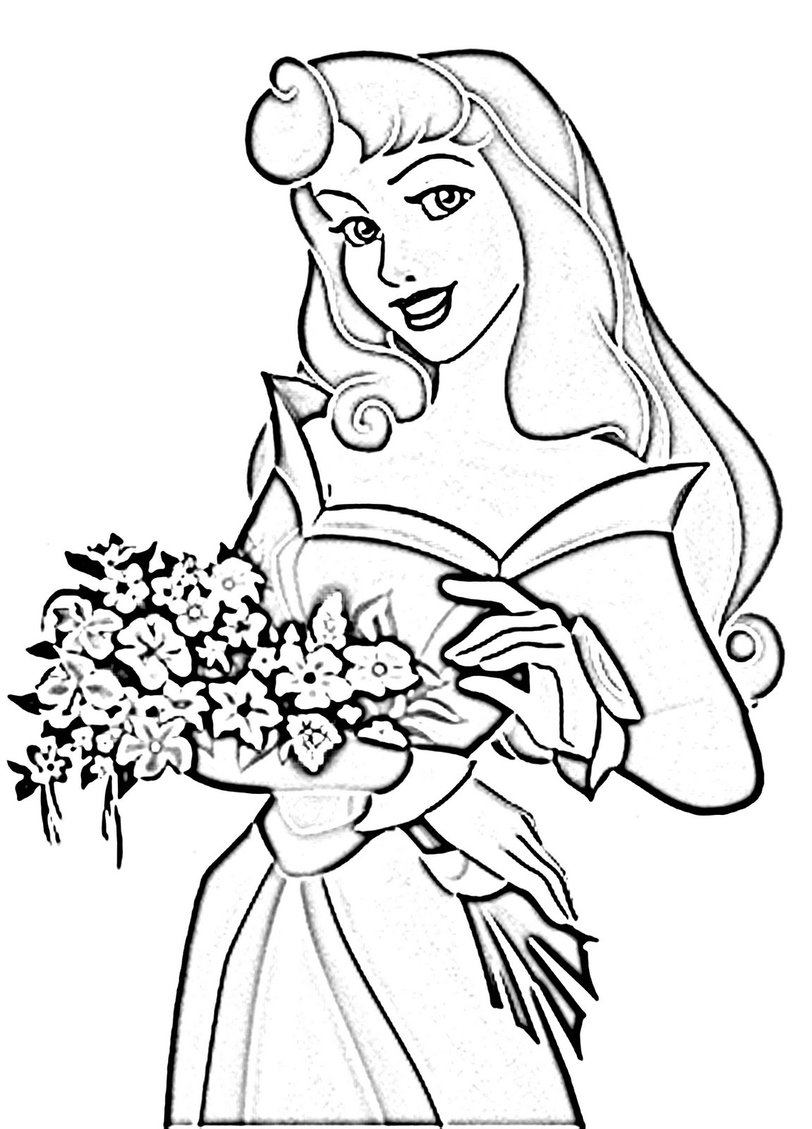 74+ Delightful Aurora Coloring Pages Printable