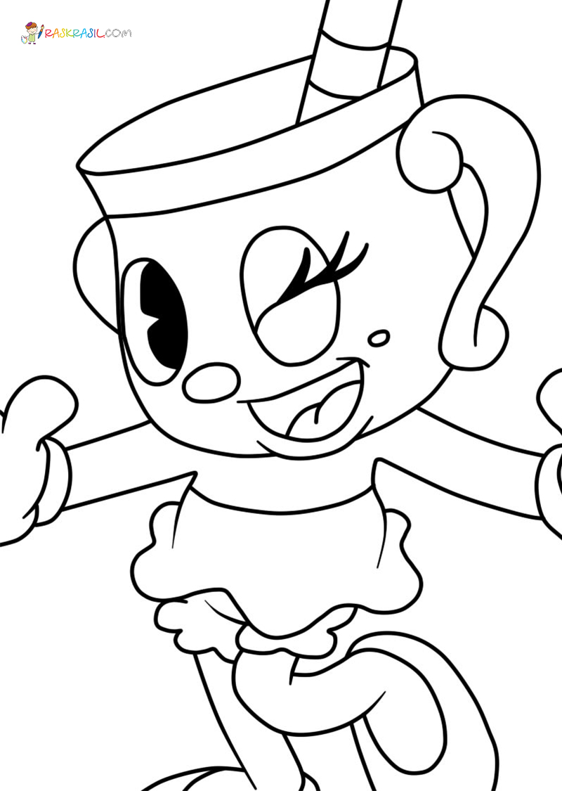 141+ Festive Cuphead Coloring Pages Printable