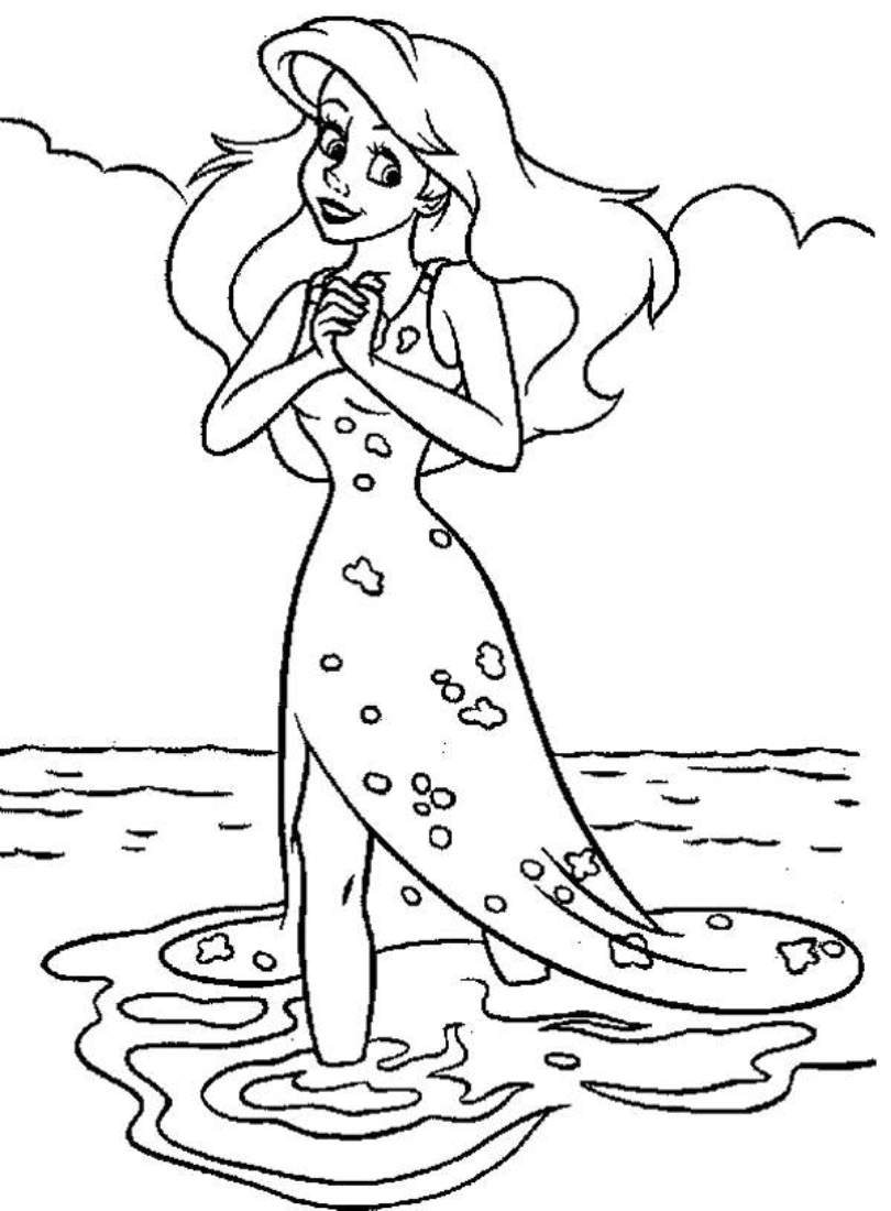 133+ Delightful Mermaid Coloring Pages Printable