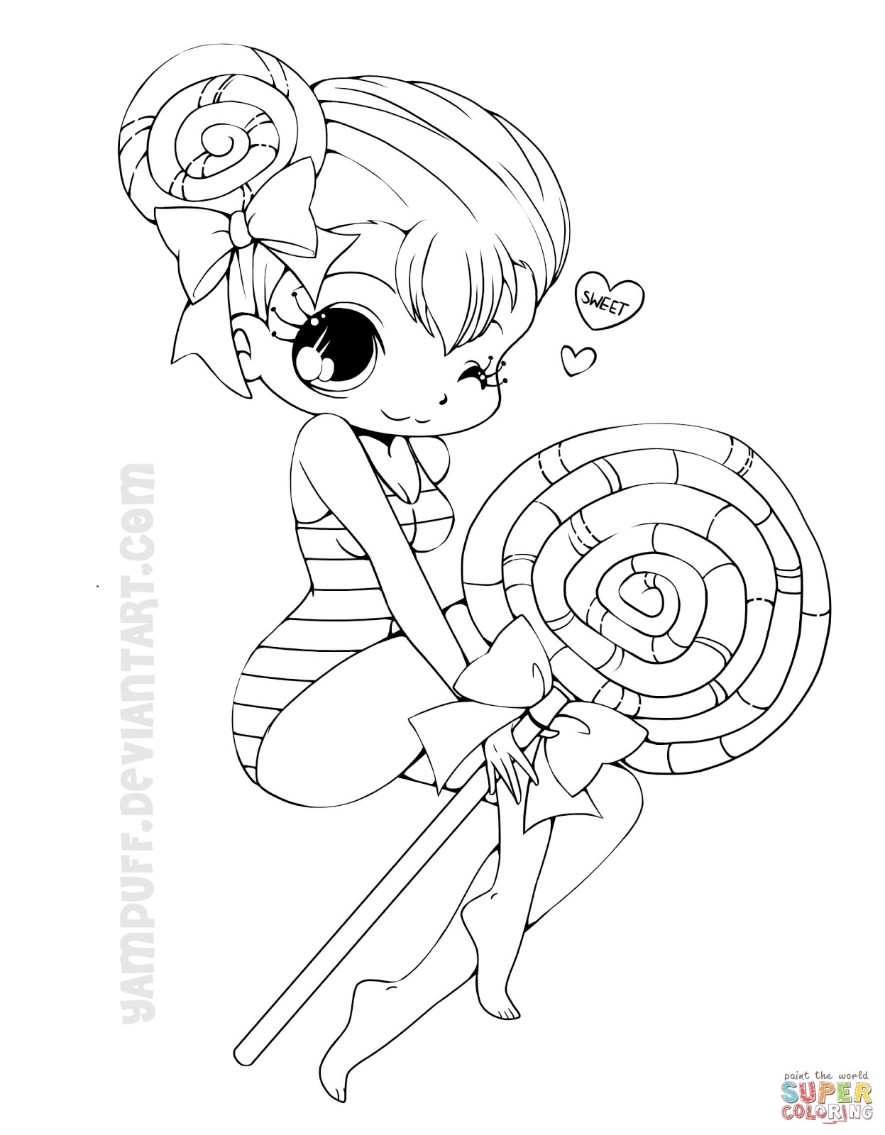 155+ Enchanting Anime Girl Coloring Pages Printable