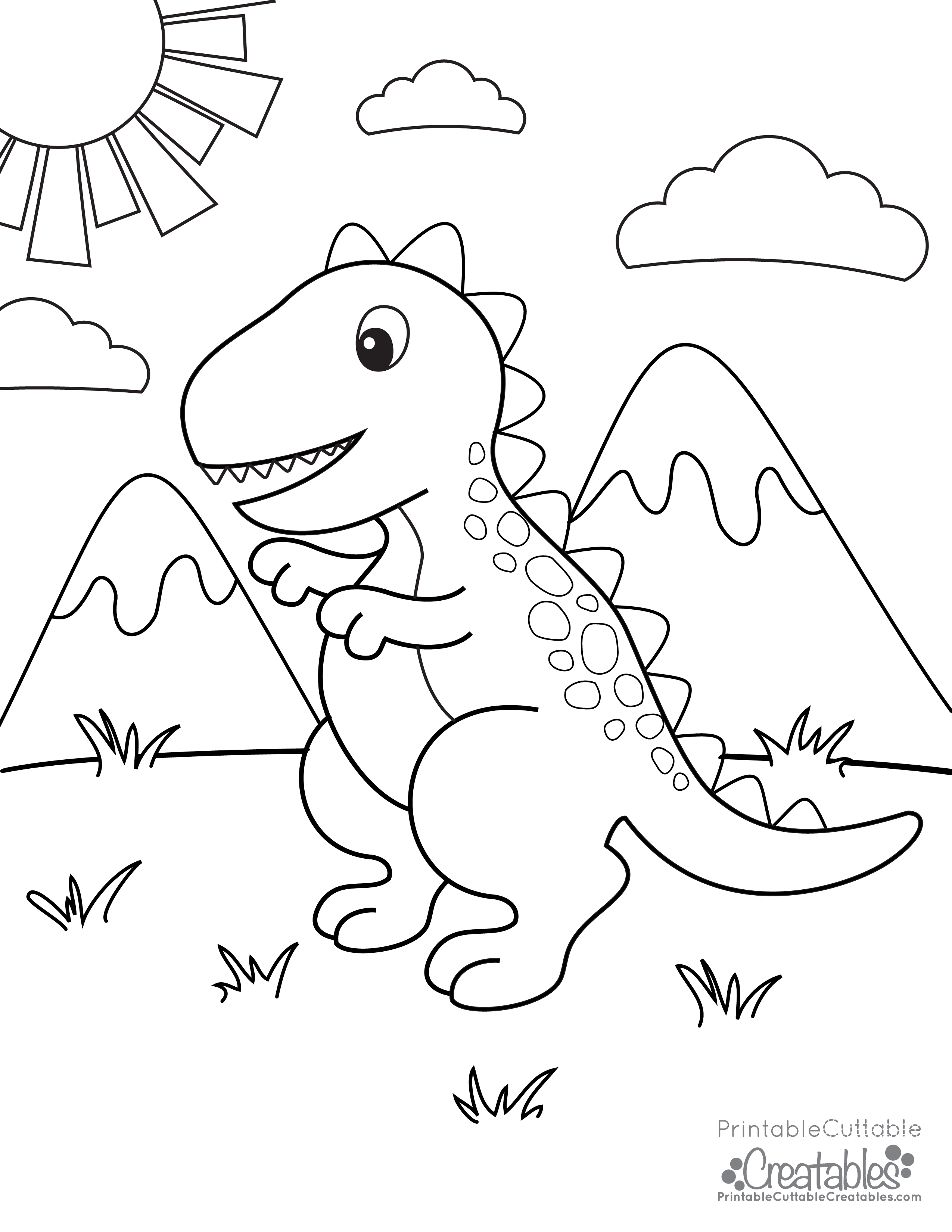 42+ Ultimate Dinosaur Coloring Pages for Kids and Adult