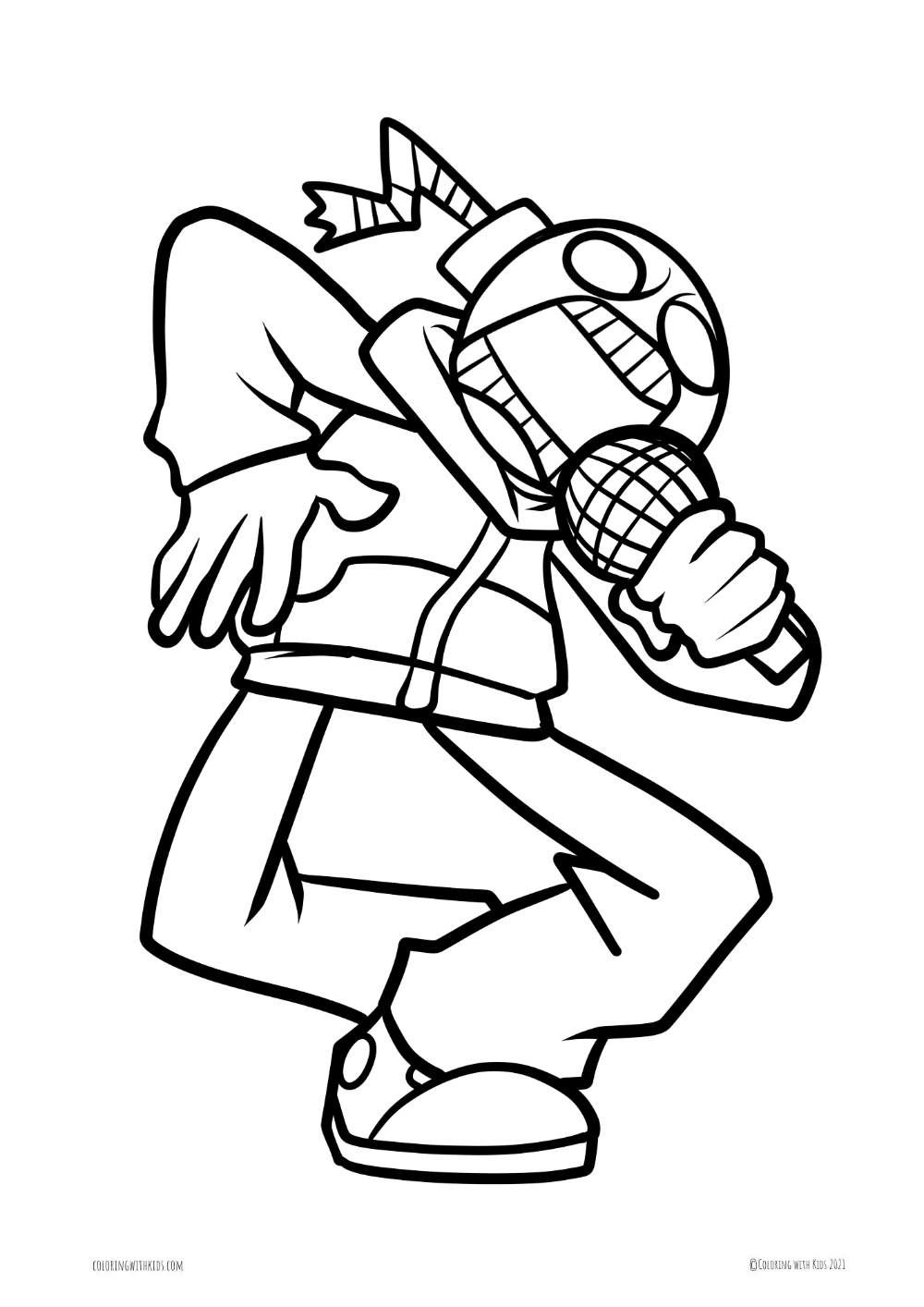 45+ Happy FNF Among Us Coloring Pages Realistic