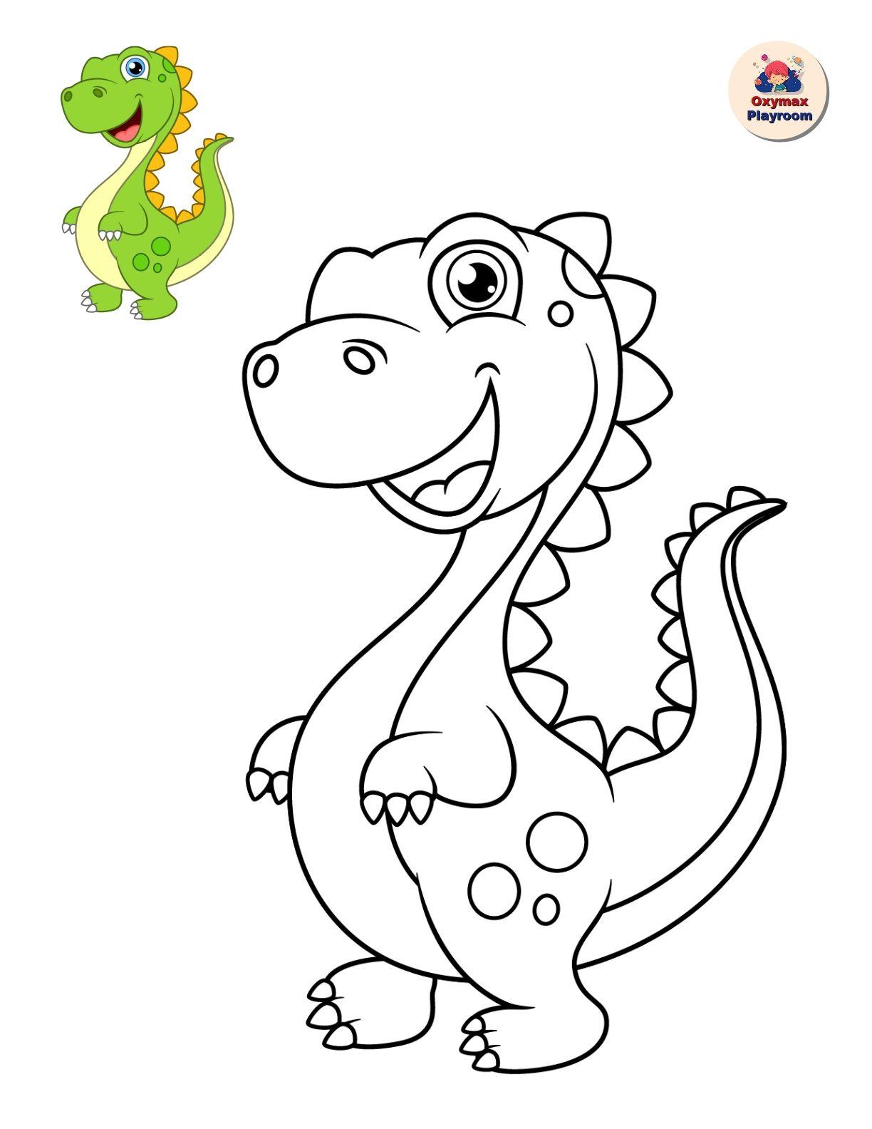 40+ New Dinosaur Coloring Pages Ideas