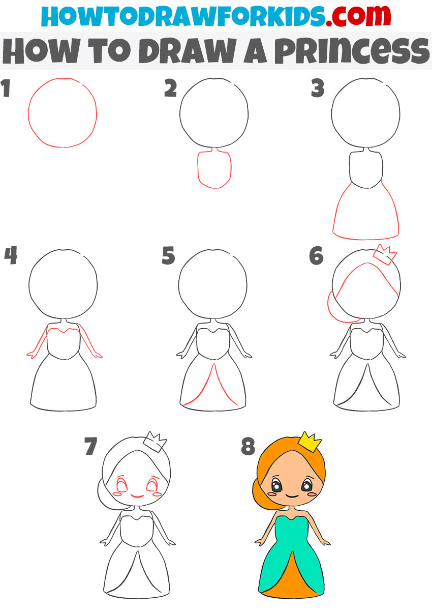 1+ Educational Princess Pictures for Kids Printable