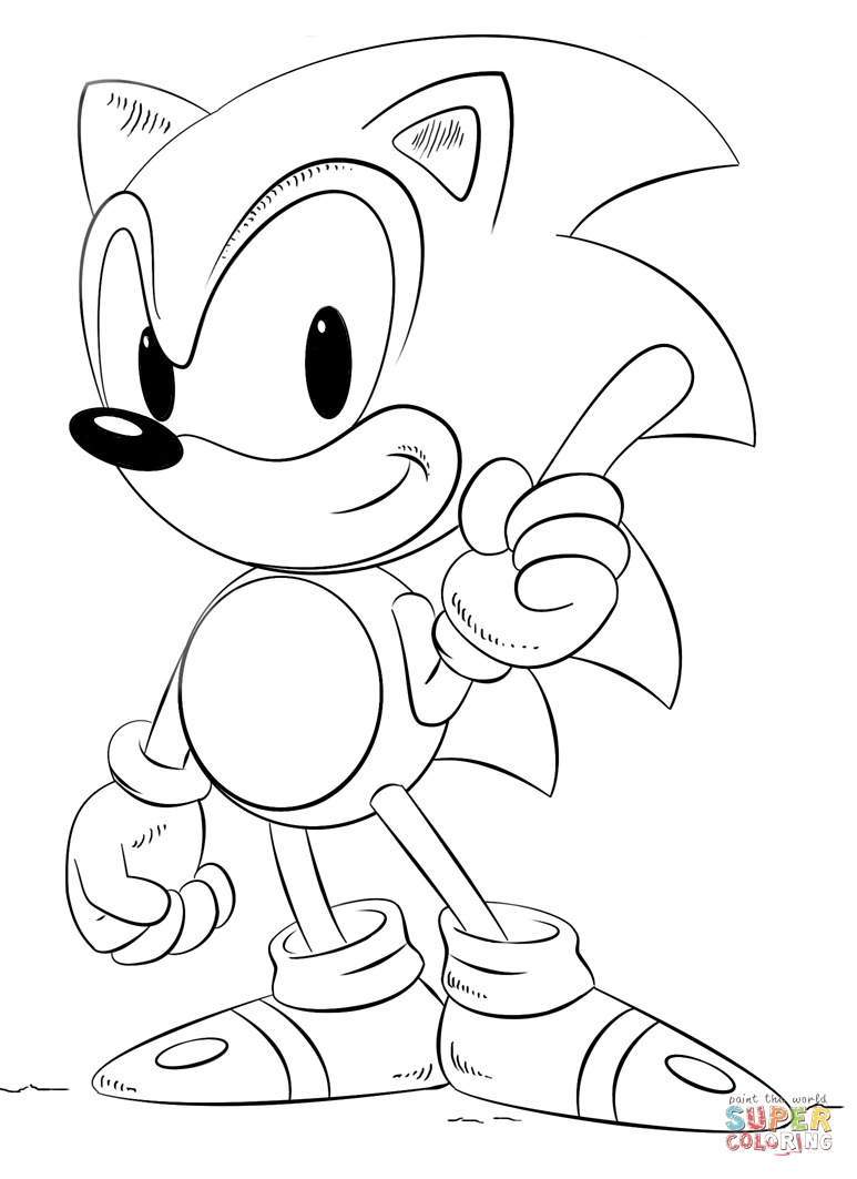 100+ Artistic Sonic Coloring Pages Printable