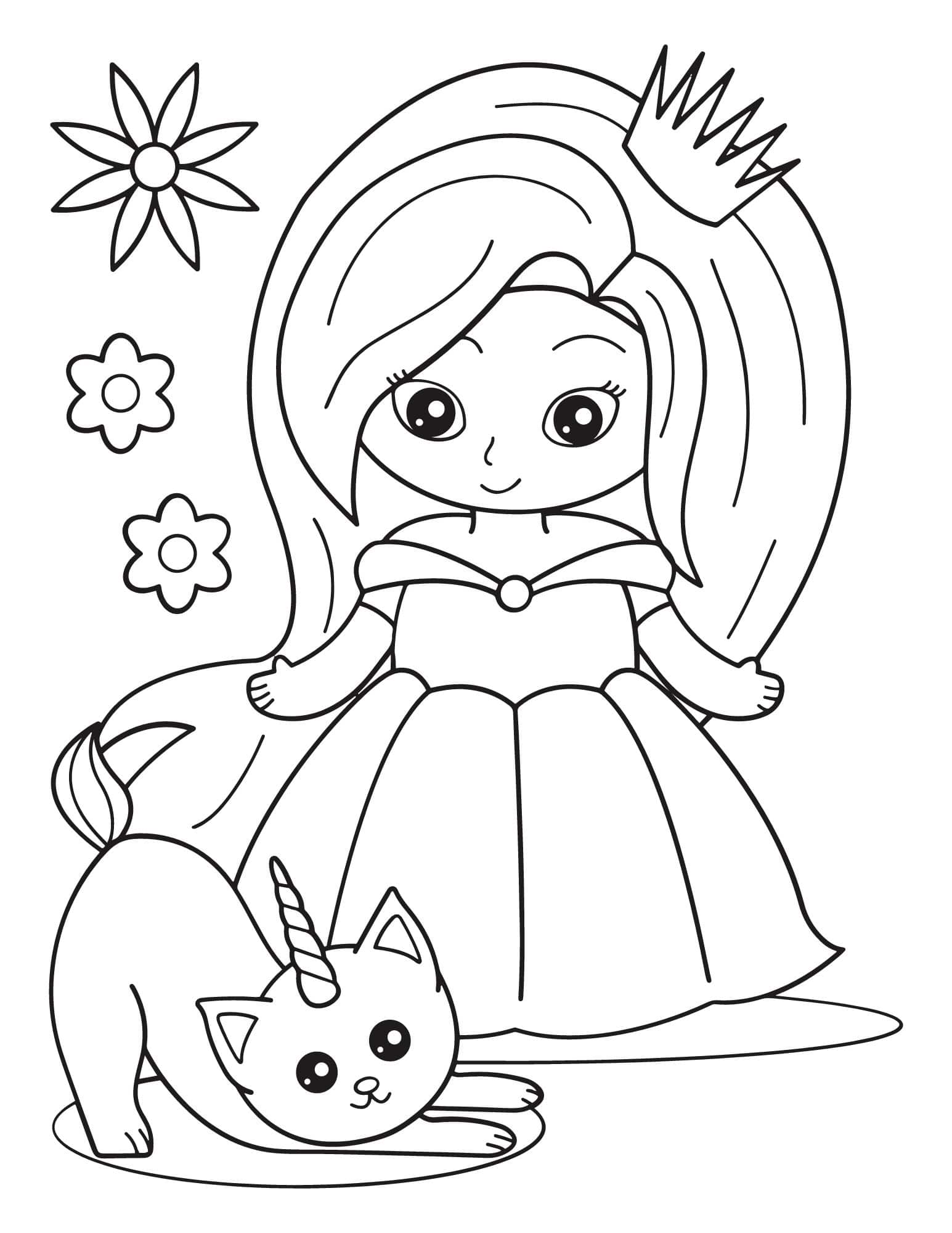 100+ Cheerful Princess Pictures for Kids Printable