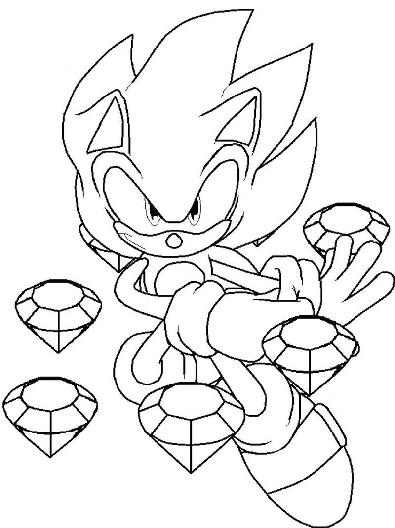 100+ Entertaining Sonic Coloring Pages Printable