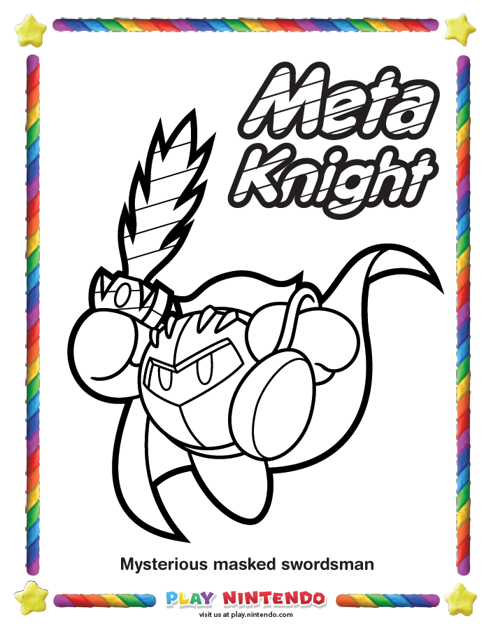 13+ Adorable Kirby Coloring Pages Printable