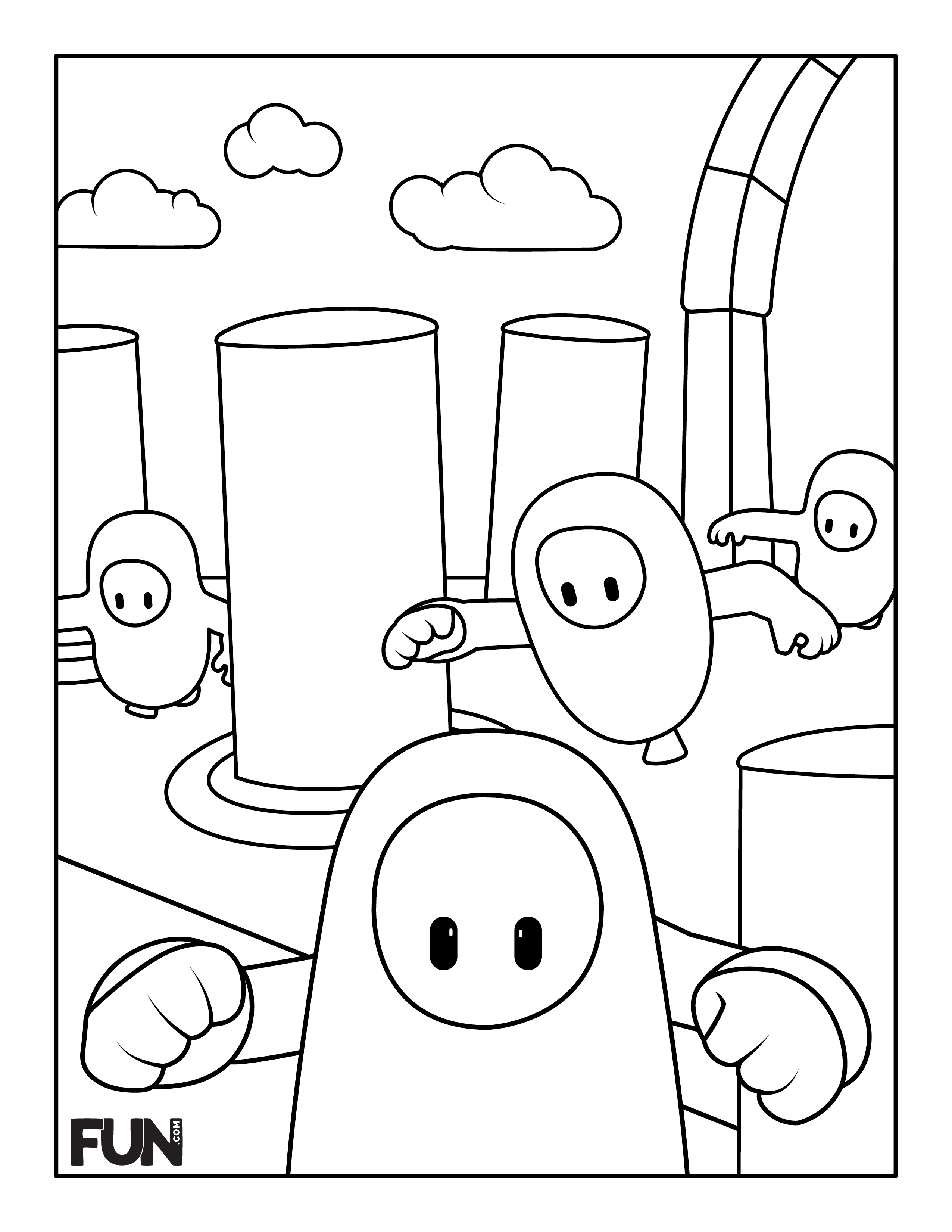 14+ Unique Fall Guys Coloring Pages Printable