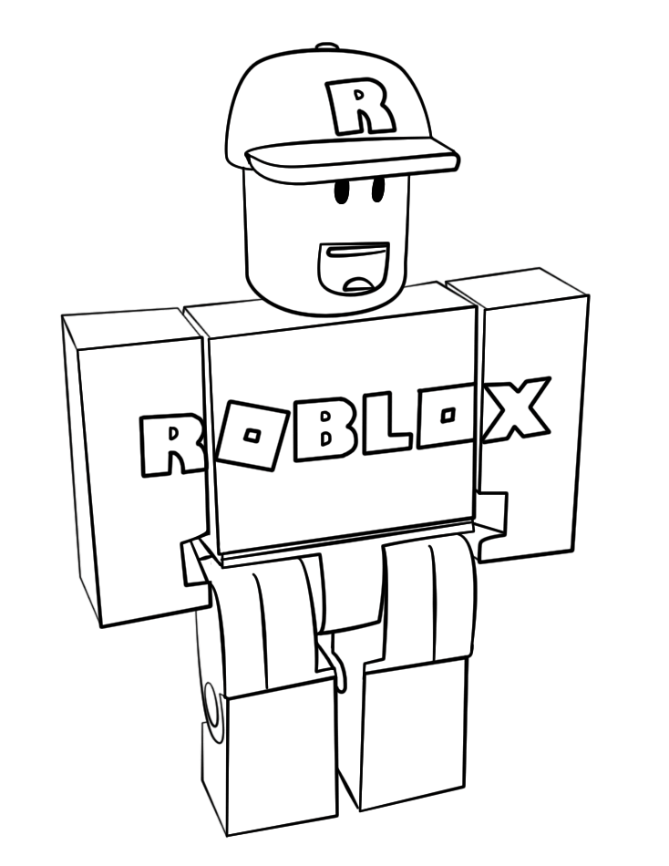 68+ Dazzling Roblox Coloring Pages Printable