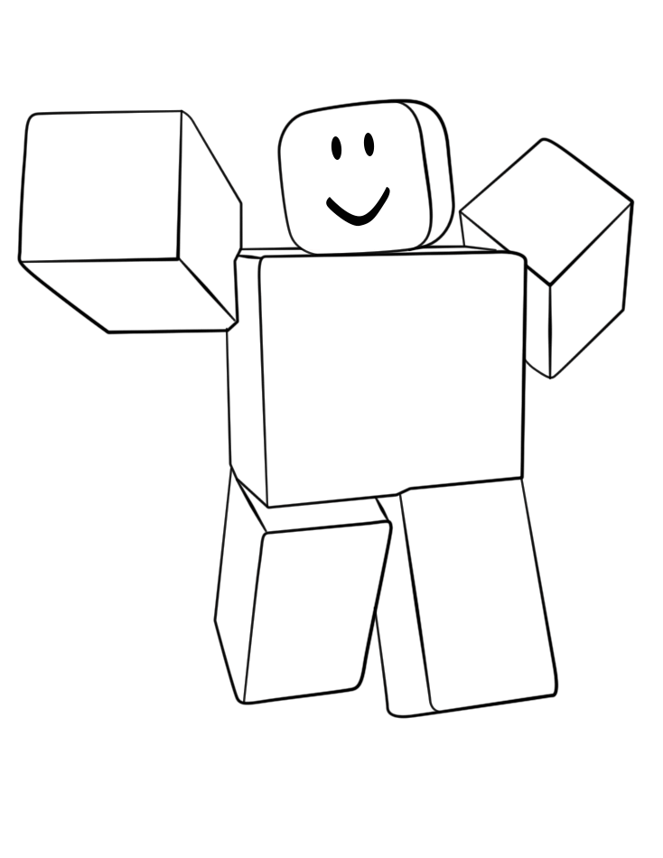 67+ Delightful Roblox Coloring Pages Printable