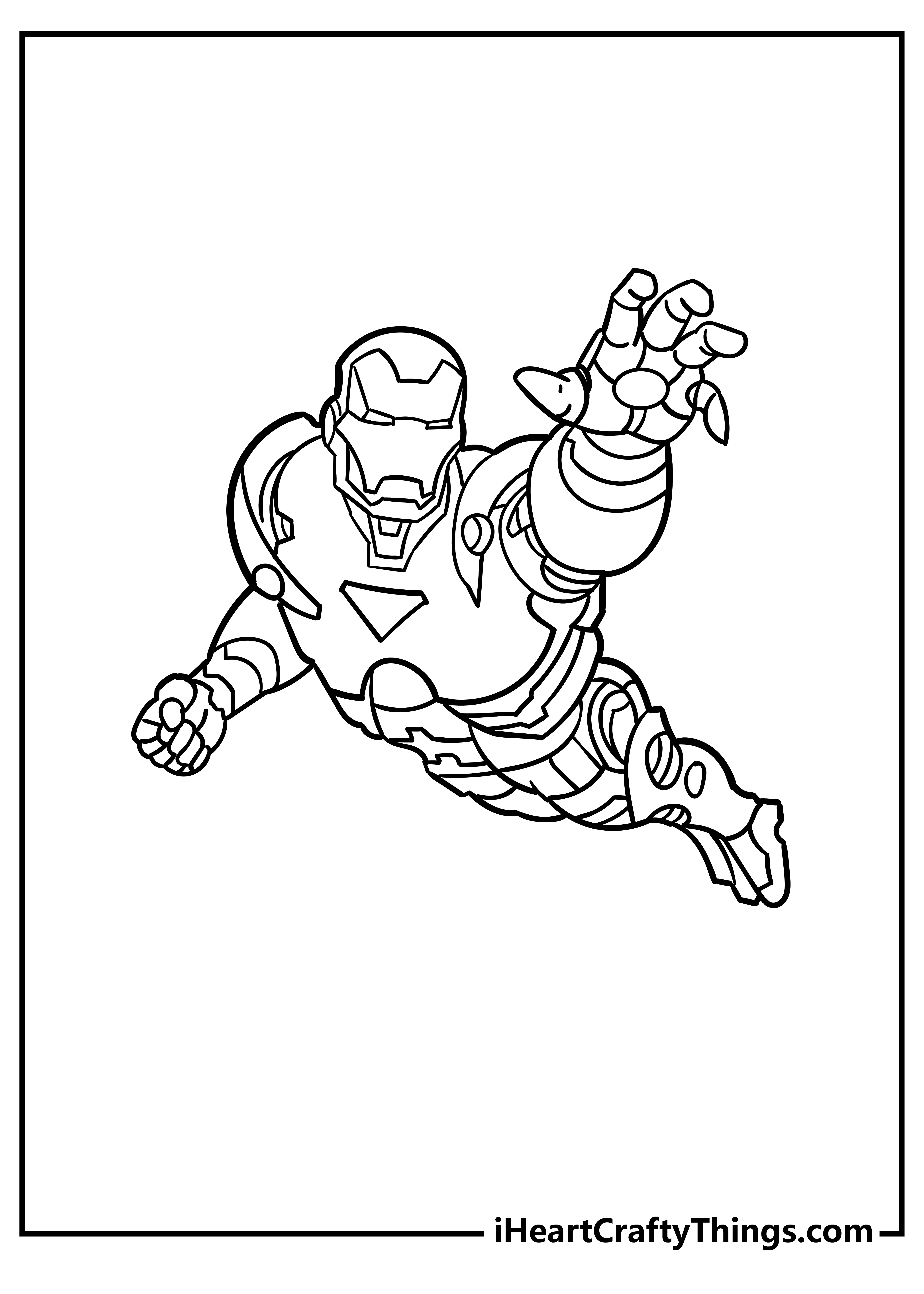 16+ Top Iron Man Coloring Pages Printable