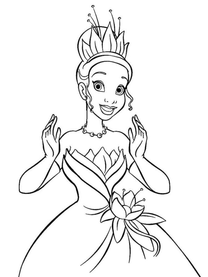 17+ Colorful Princess Face Coloring Pages Printable