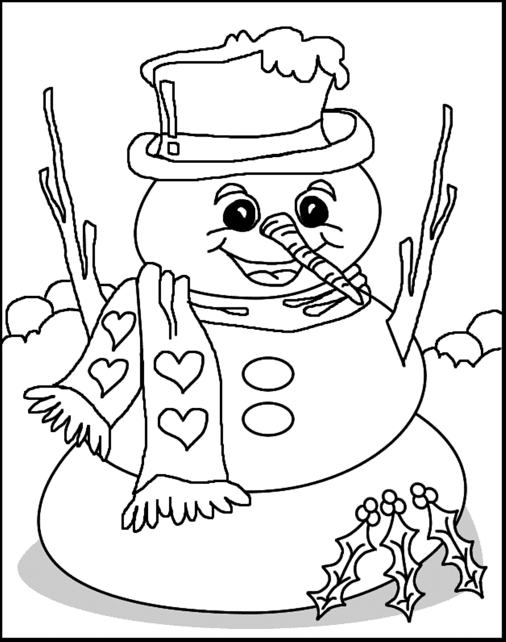 99+ Whimsical Winter Activity Coloring Pages Printable