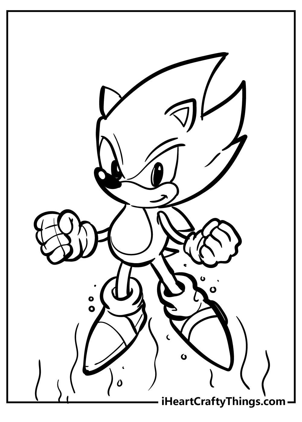 19+ Unique Sonic Coloring Pages Printable