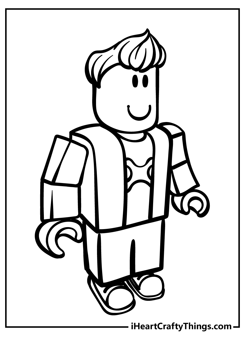 75+ Cute Roblox Coloring Pages Printable