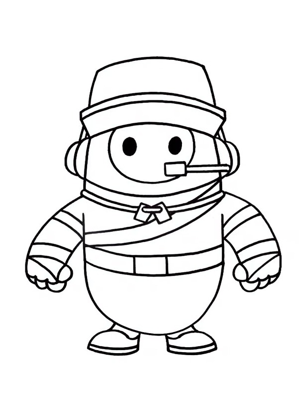 21+ Aesthetic Fall Guys Coloring Pages Printable