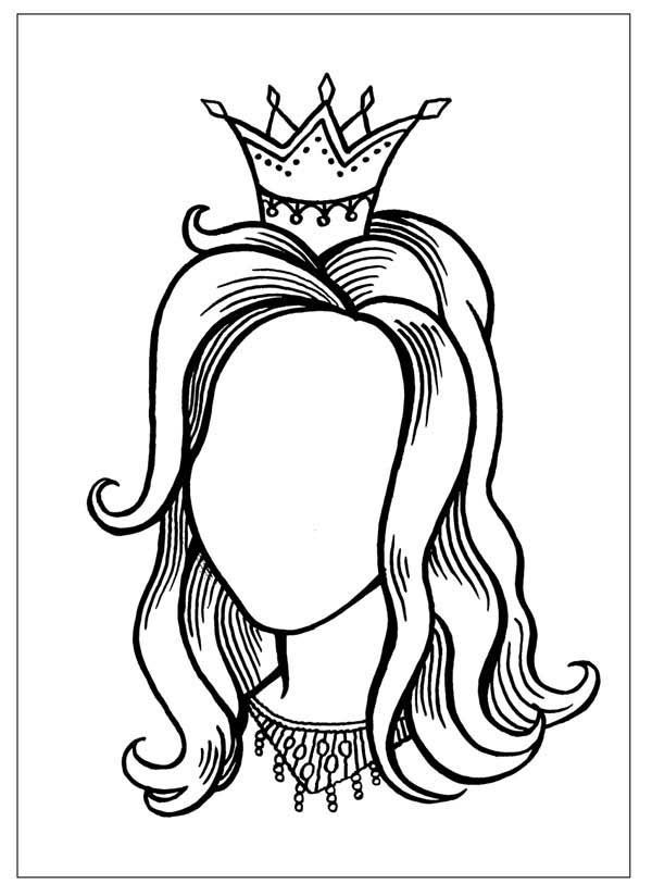 24+ Ultimate Princess Face Coloring Pages Printable