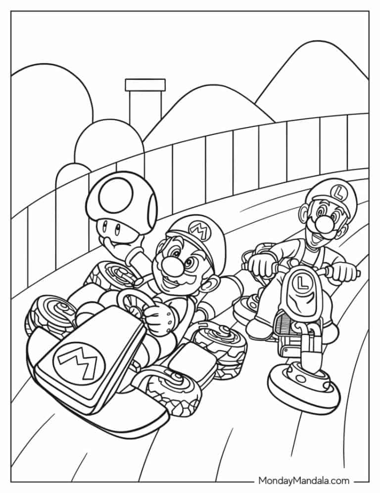 25+ Joyful Mario Among Us Coloring Pages Printable