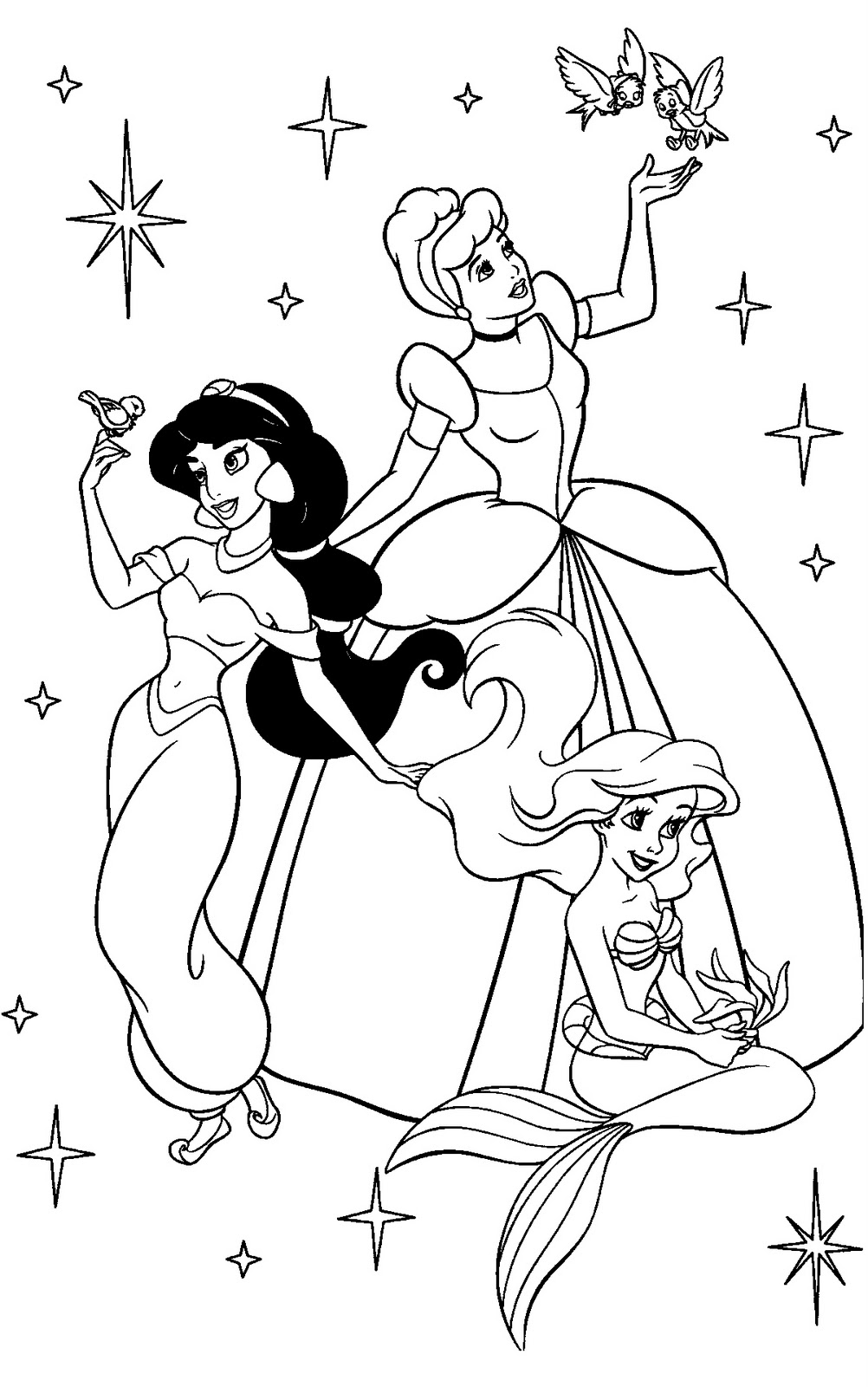 26+ Educational Princess Face Coloring Pages Printable