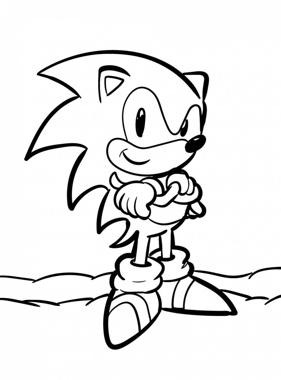 26+ Fun Sonic Coloring Pages Printable