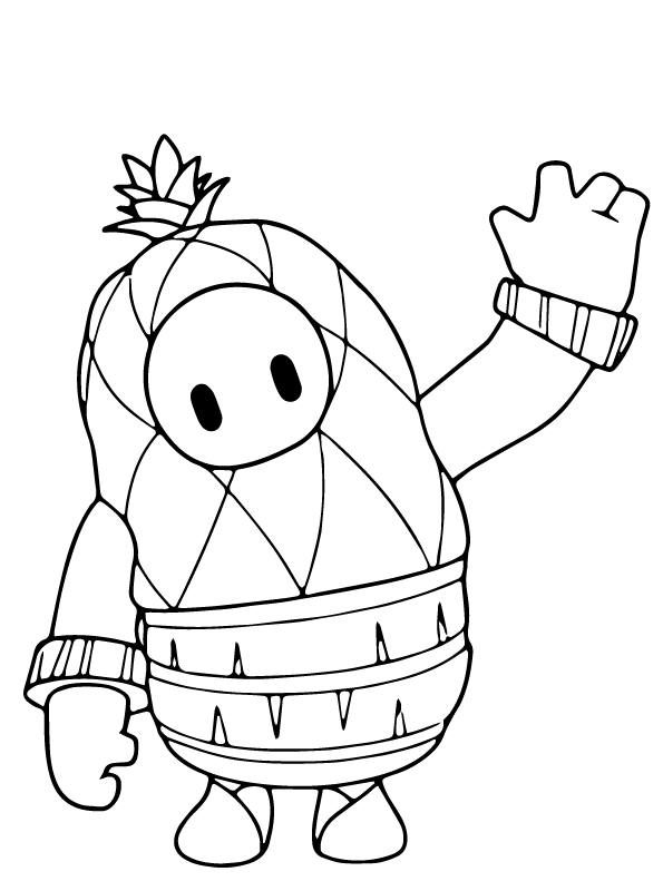 28+ Adorable Fall Guys Coloring Pages Printable