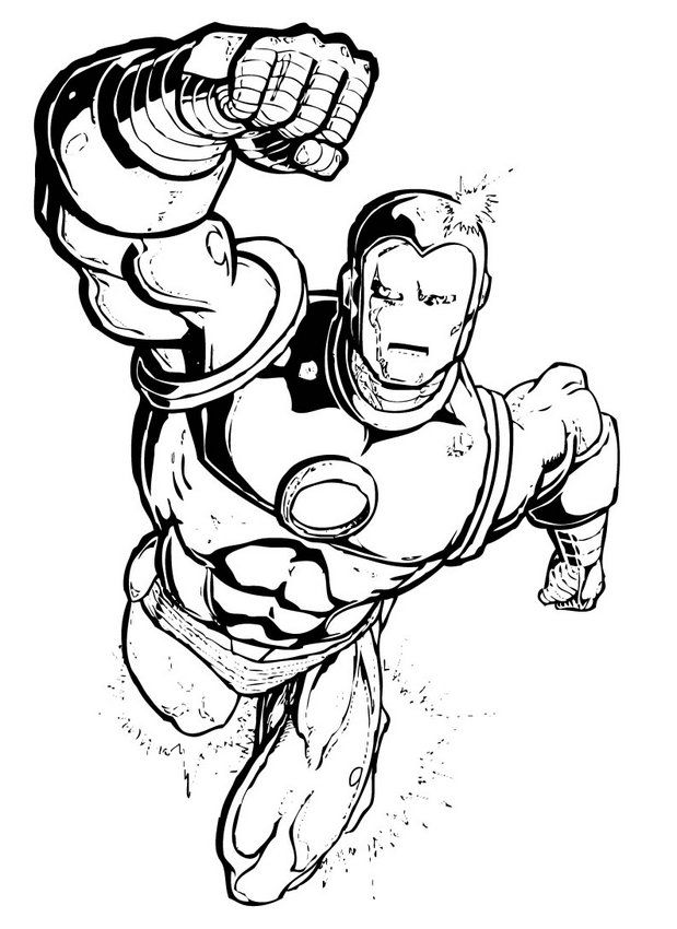 28+ Engaging Iron Man Coloring Pages Printable