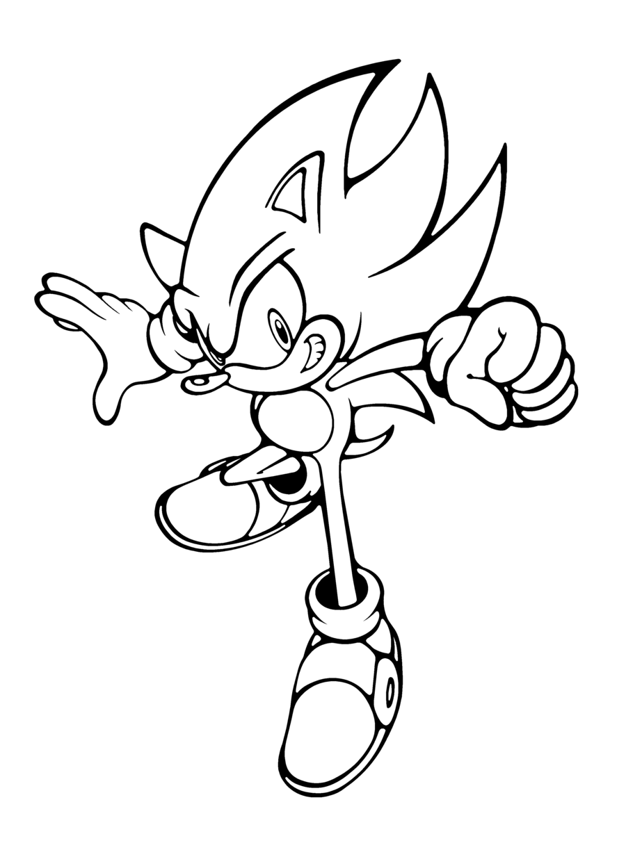 28+ Entertaining Sonic Coloring Pages Printable