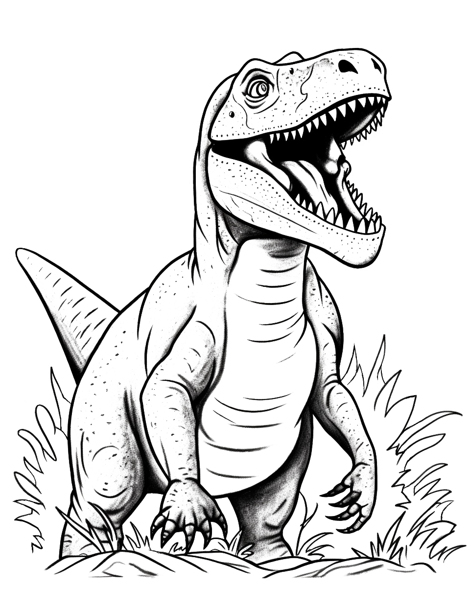 34+ Educational Dinosaur Coloring Pages Download FREE