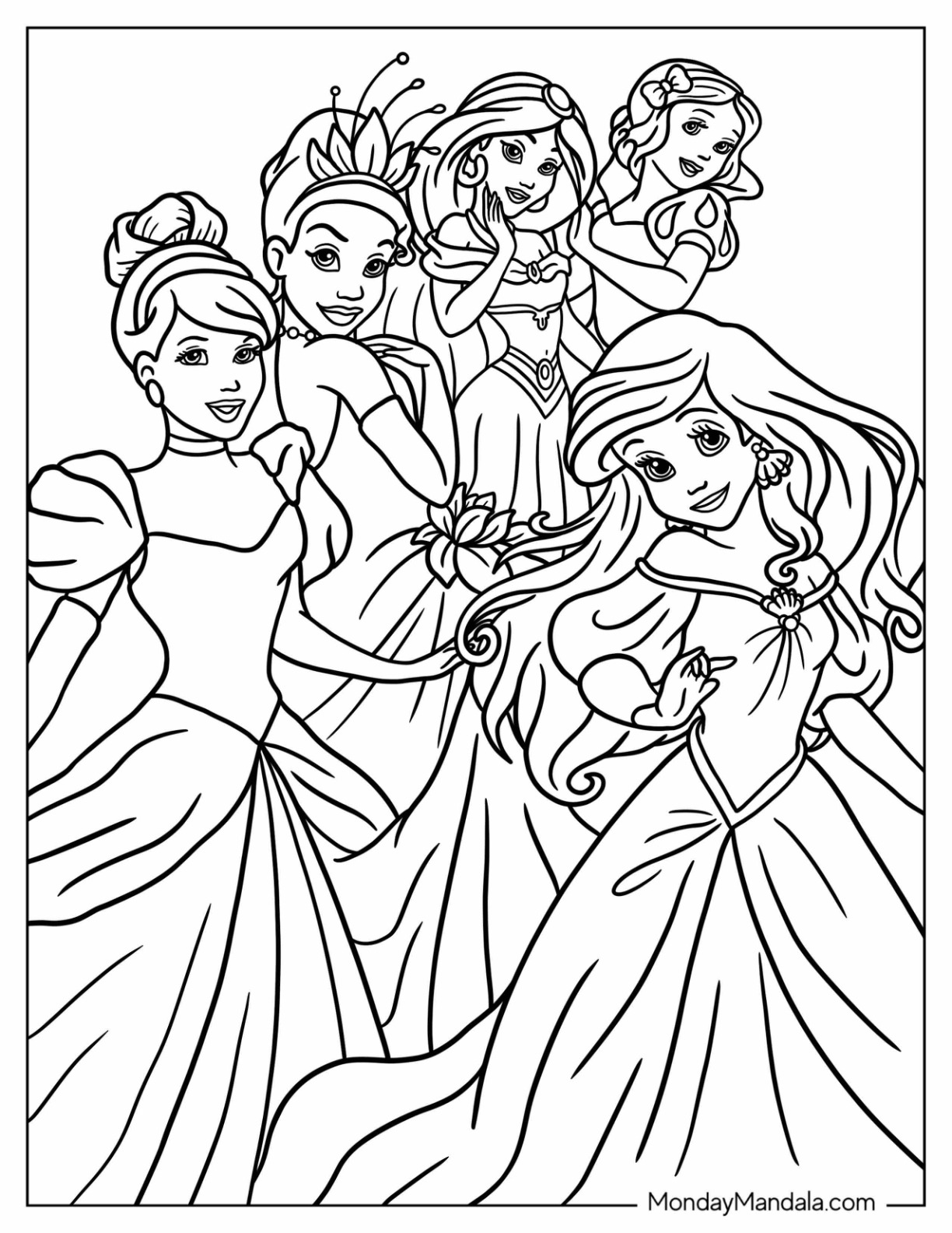 3+ The Best Princess Pictures for Kids Printable