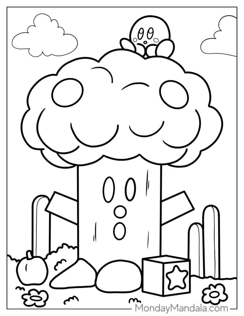 32+ Joyful Kirby Coloring Pages Printable