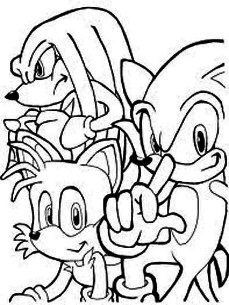 35+ Fun Sonic Coloring Pages Printable