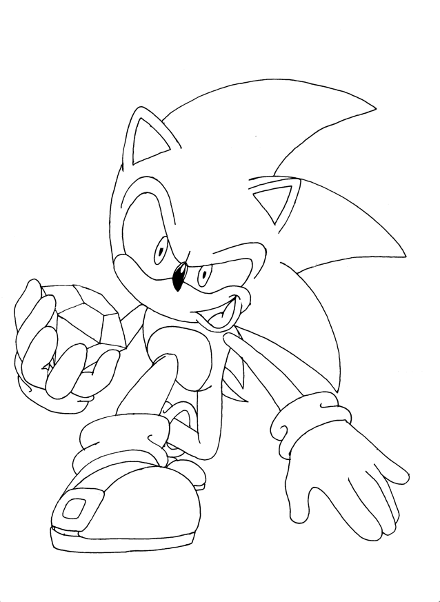 35+ Inspiring Sonic Coloring Pages Printable