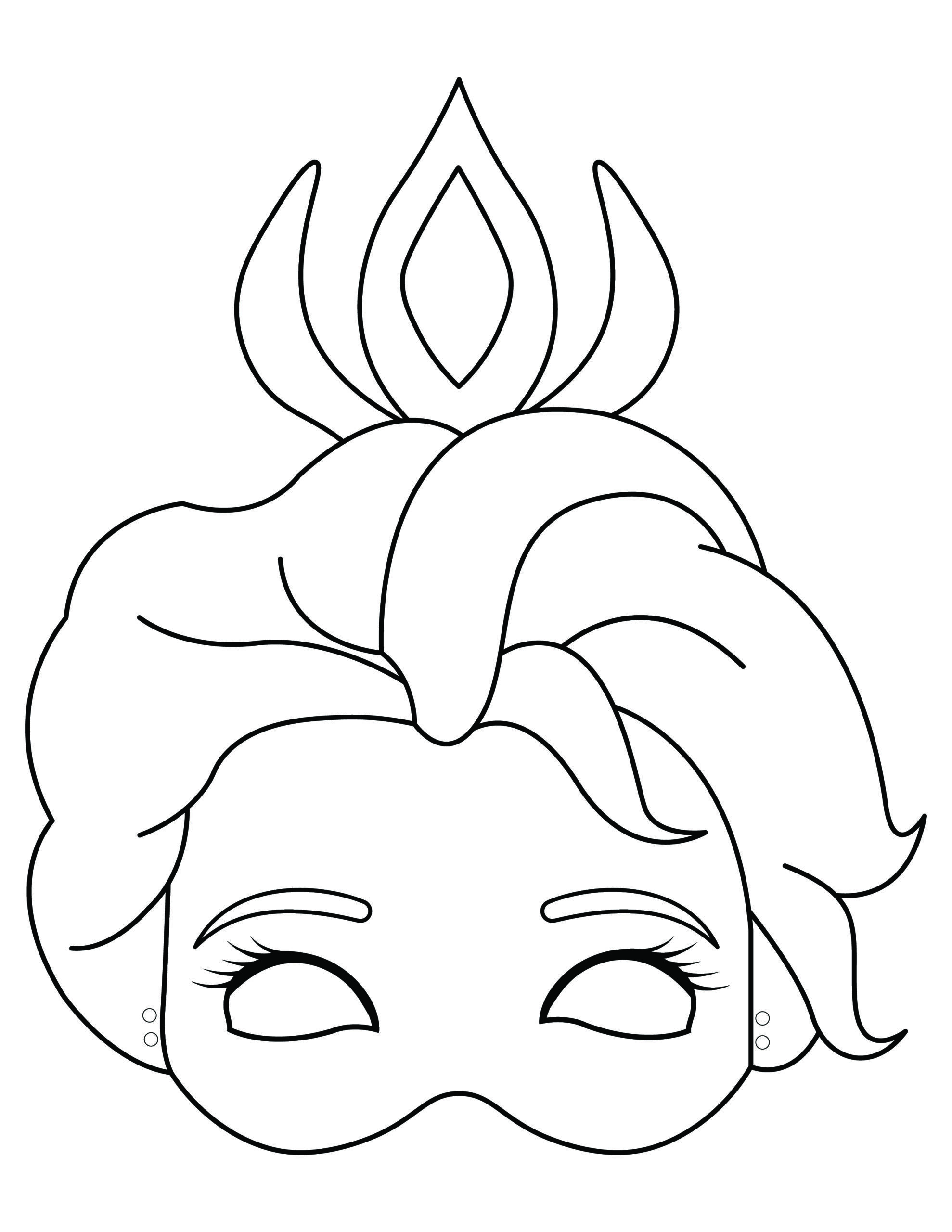 36+ Lovely Princess Face Coloring Pages Printable