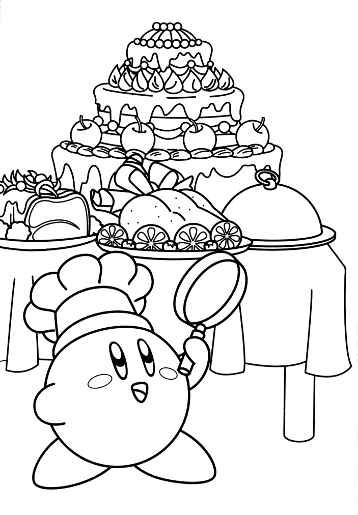 4+ Downloadable Kirby Coloring Pages Printable