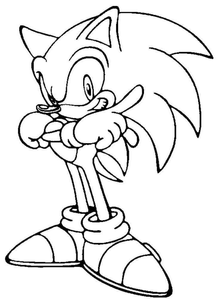 4+ Entertaining Sonic Coloring Pages Printable