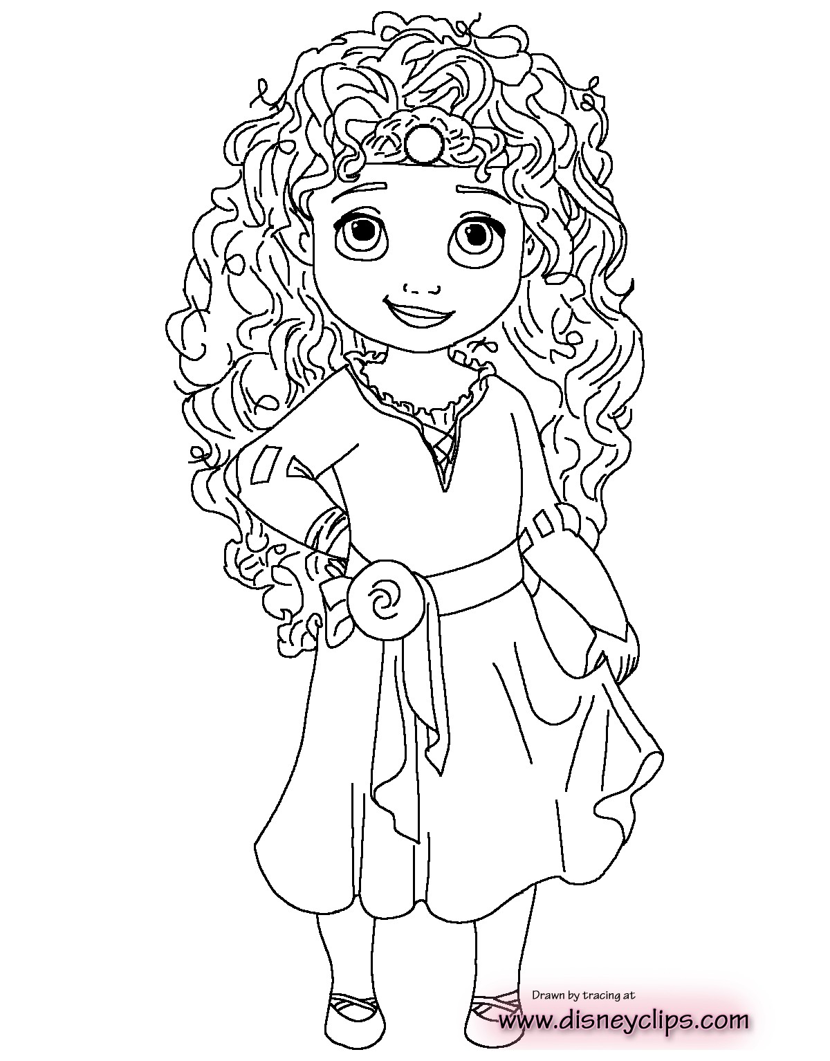 4+ Funtastic Princess Face Coloring Pages Printable