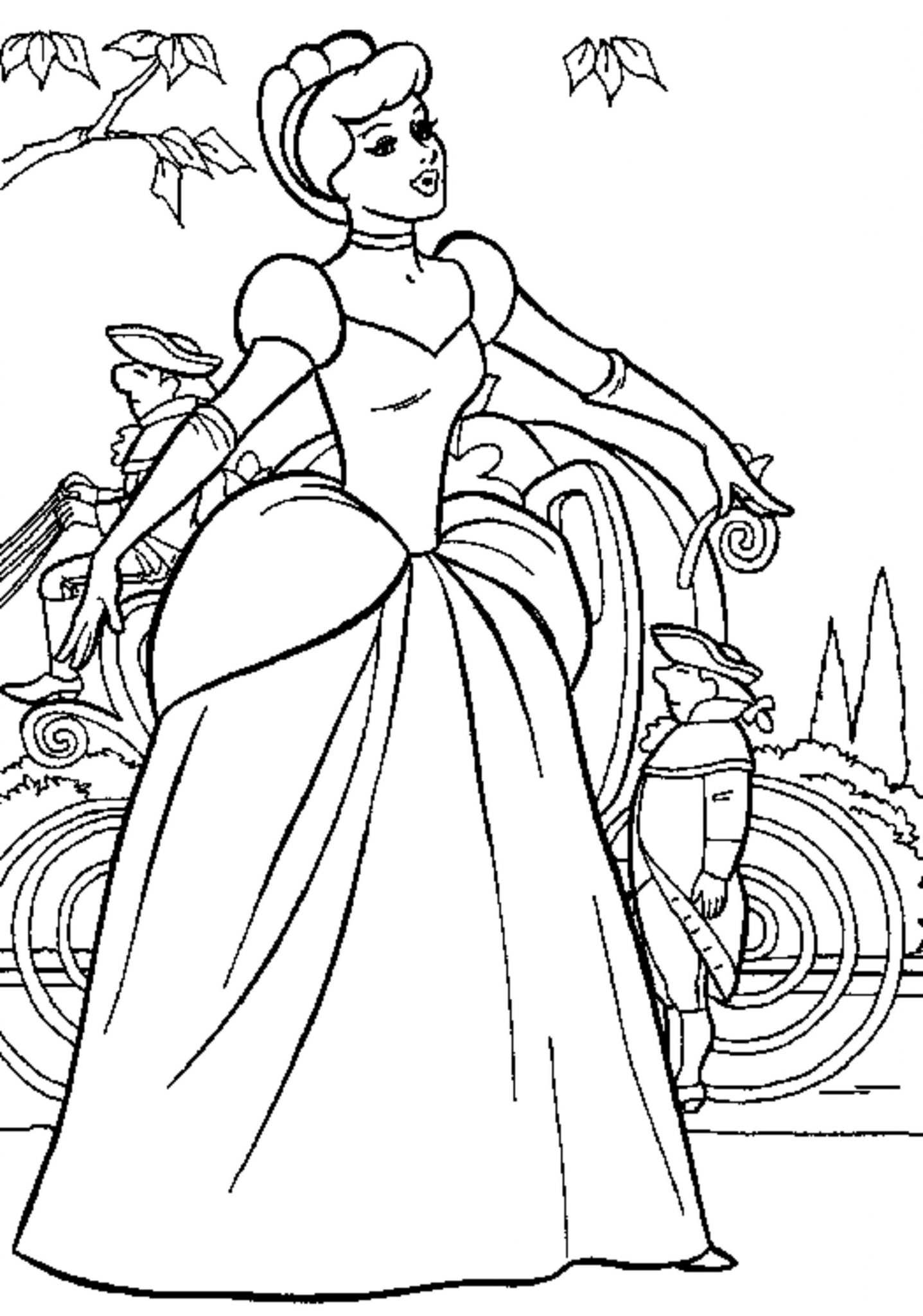 40+ Interactive Princess Face Coloring Pages Printable