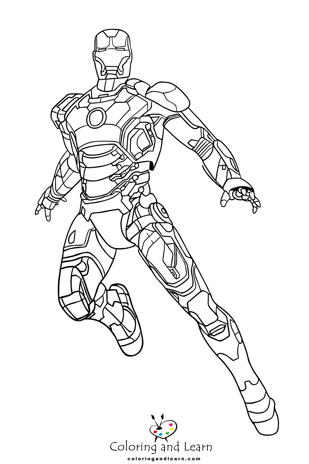 41+ Aesthetic Iron Man Coloring Pages Printable