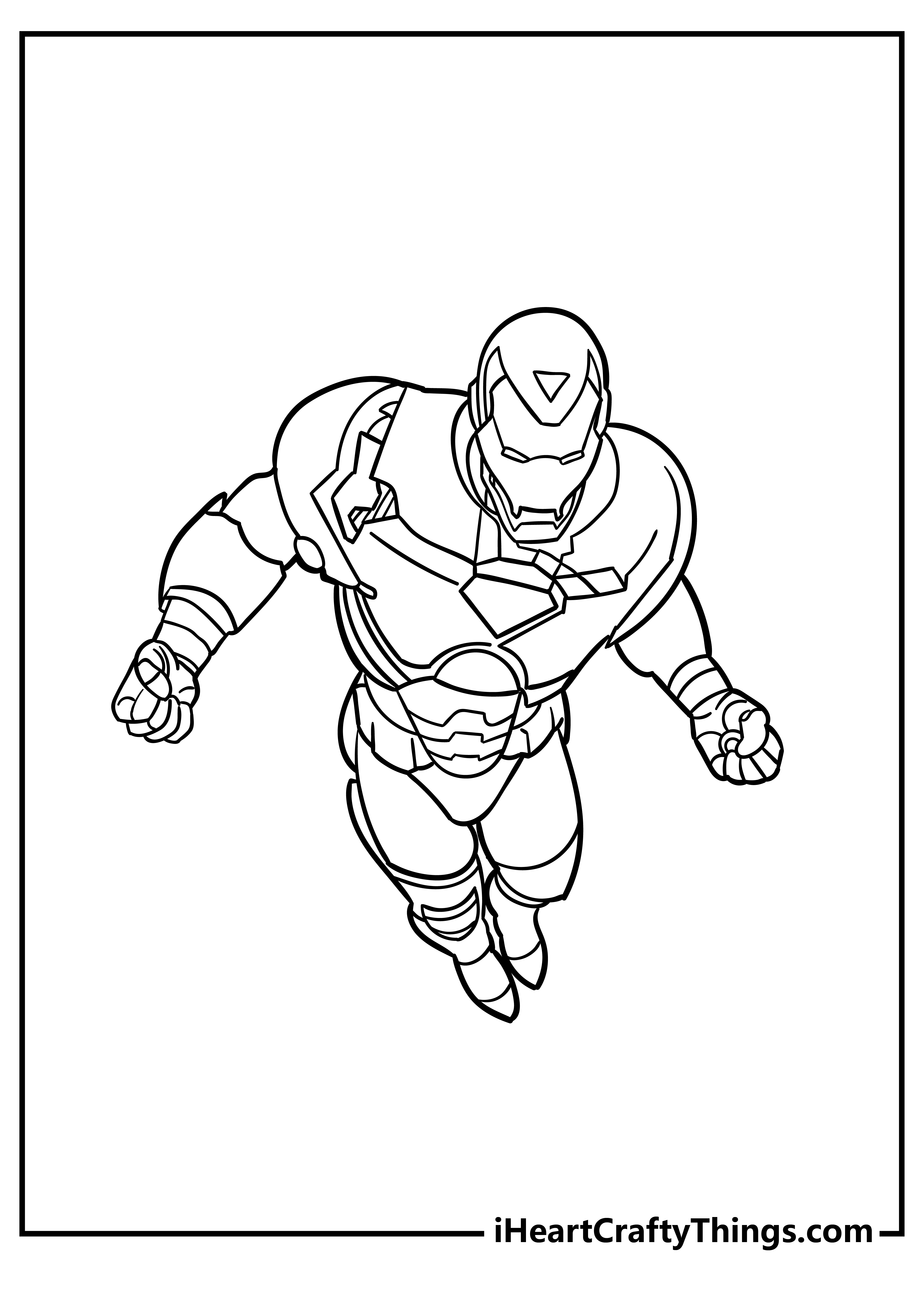 41+ Unique Iron Man Coloring Pages Printable