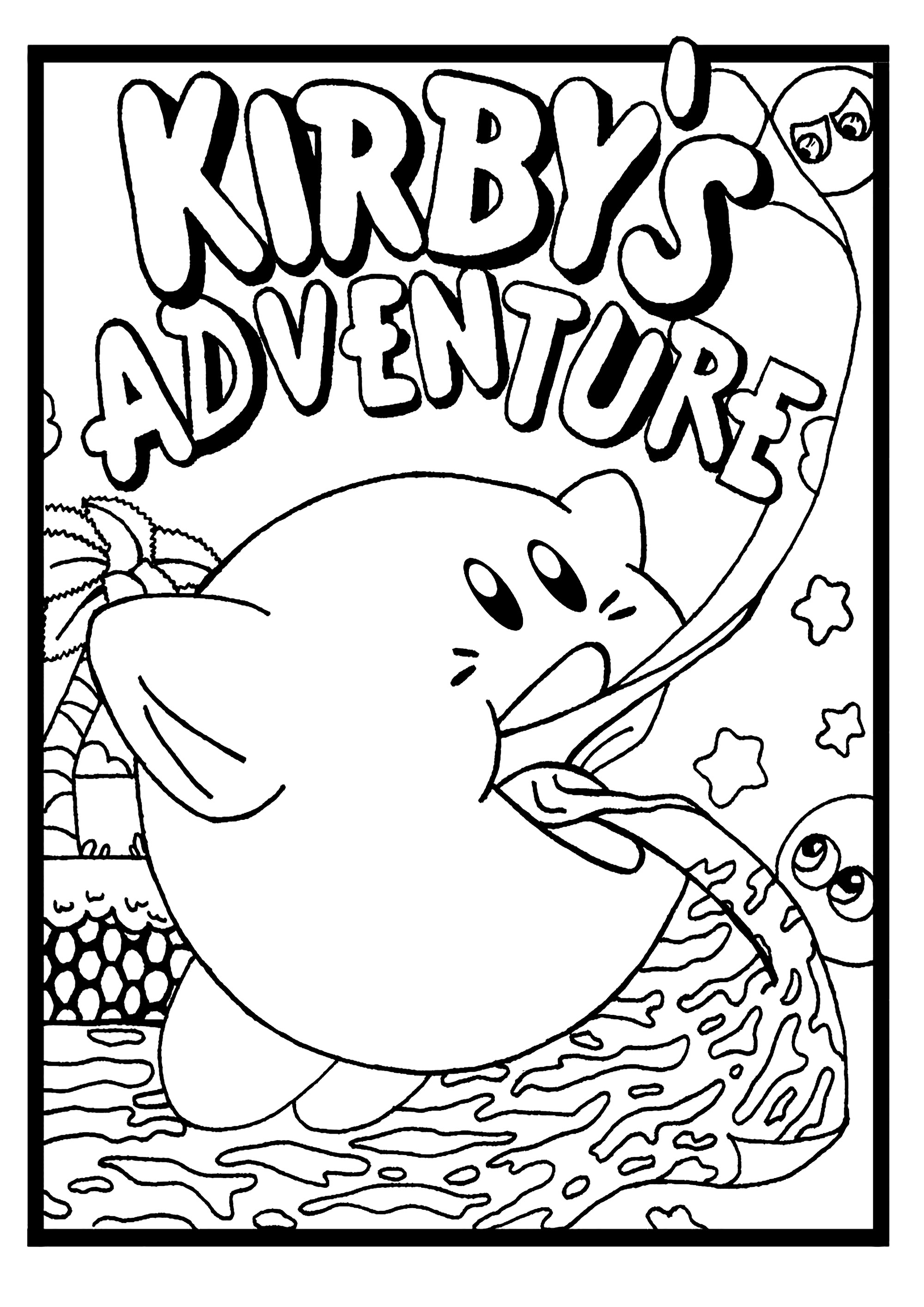 42+ Trendy Kirby Coloring Pages Printable