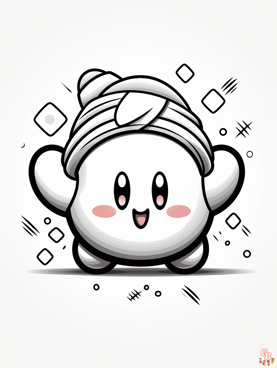 43+ Colorful Kirby Coloring Pages Printable